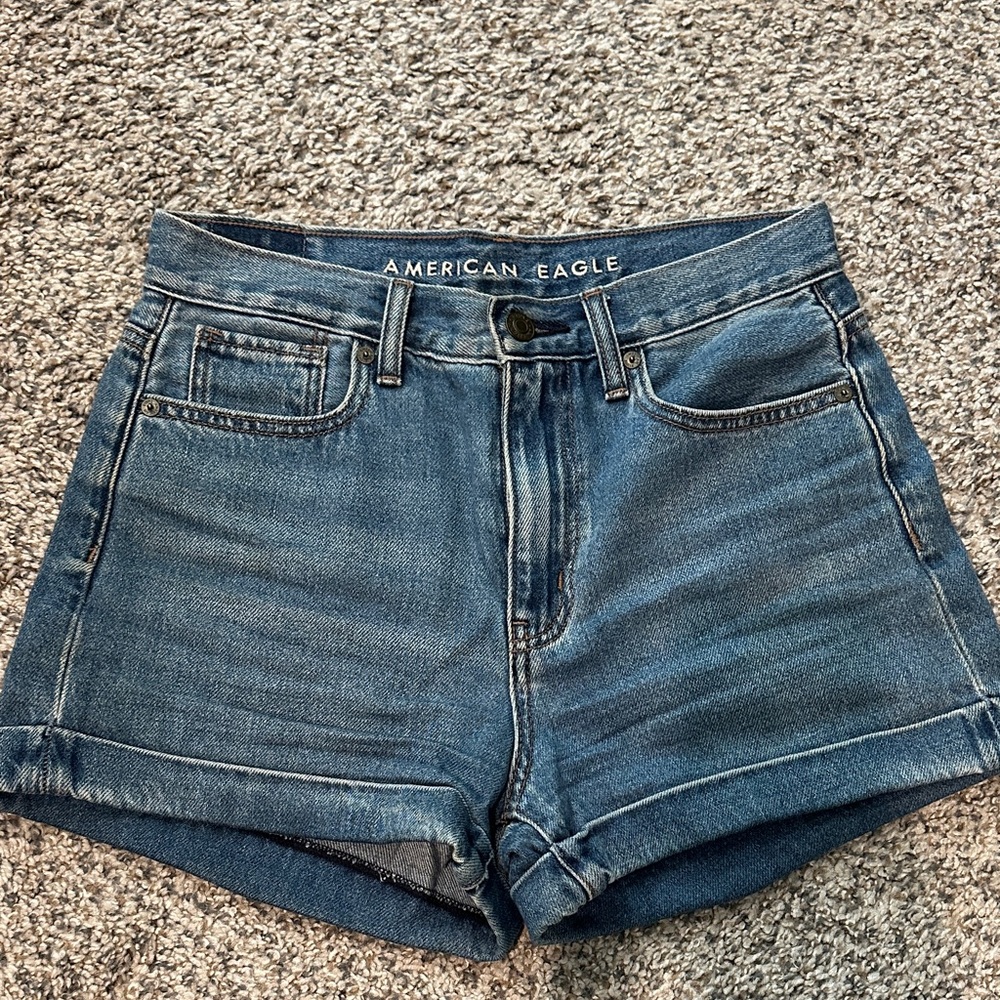 American Eagle Outfitters Women's Classic Blue Jean Shorts
